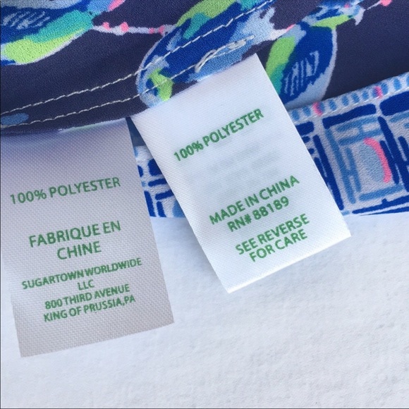 Lilly Pulitzer lou Lou petal faster blouse - Picture 6 of 6